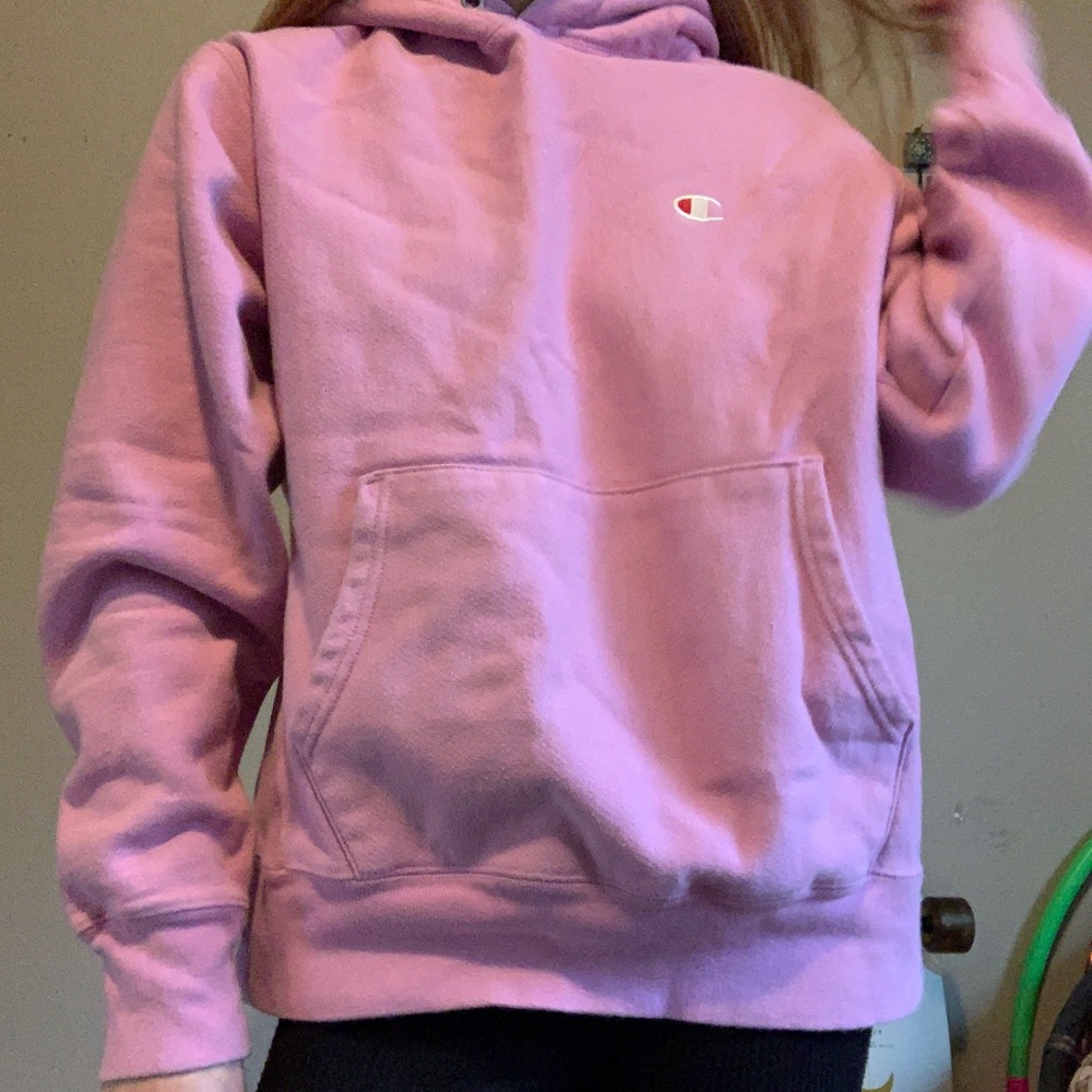 Pink champion sweatshirt